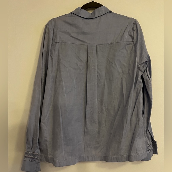 Victoria Beckham long sleeve button down shirt size 4 - Picture 5 of 8